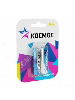 Элемент питания алкалиновый AA/LR6 BP-2 (блист.2шт) КОСМОС KOCLR62BL - smartlife-ural.ru – Екатеринбург