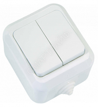 Выключатель 2-кл. ОП 10А IP44 п/герм. бел. Makel 18301 - smartlife-ural.ru – Екатеринбург