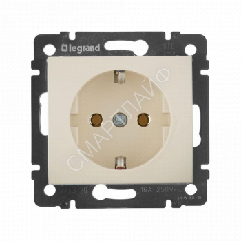 Розетка 1-м СП Valena 16А IP20 с заземл. на винтах механизм сл. кость IEK 774320 - smartlife-ural.ru – Екатеринбург