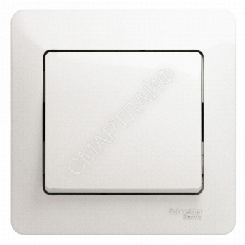 Выключатель 1-кл. СП Glossa 10А IP20 (сх. 1) 10AX в сборе перламутр. SE GSL000612 - smartlife-ural.ru – Екатеринбург