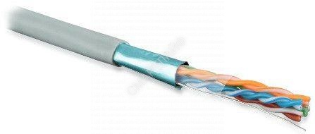 Кабель витая пара F/UTP кат.5E 4х2х0.51мм 24AWG solid PVC FUTP4-C5E-S24-IN-PVC-GY-305 сер. (м) Hyperline 42052 - smartlife-ural.ru – Екатеринбург