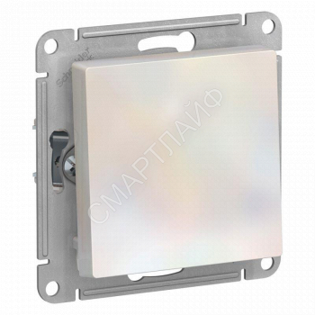 Выключатель 1-кл. СП AtlasDesign 10А IP20 (сх. 1) 10AX с самовозвратом механизм жемчуж. SE ATN000415 - smartlife-ural.ru – Екатеринбург