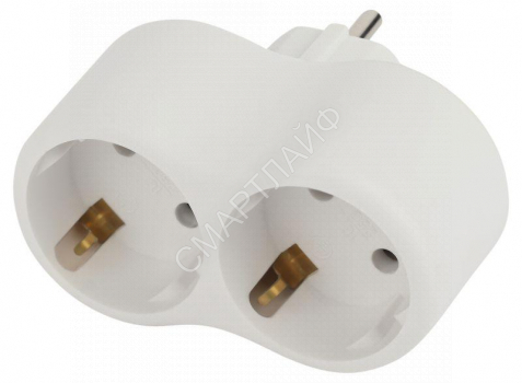 Разветвитель 2-м с заземл. 16А IP20 SPx-2e-W бел. Эра Б0053478 - smartlife-ural.ru – Екатеринбург