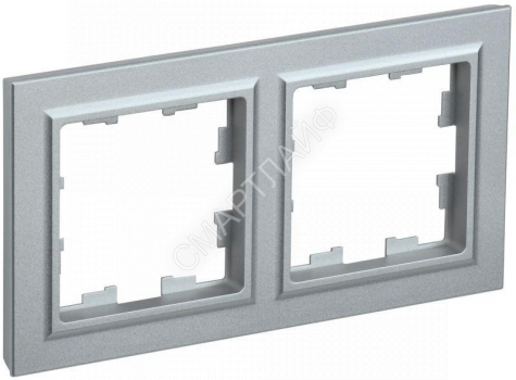 Рамка 2-м BRITE РУ-2-БрА алюм. IEK BR-M22-K47 - smartlife-ural.ru – Екатеринбург