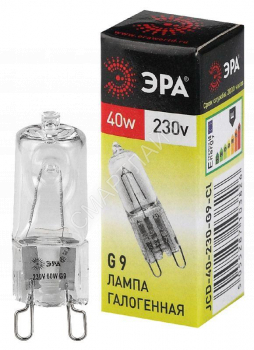 Лампа галогенная G9-JCD-40-230V-Cl 40Вт капсула G9 230В Эра C0027378 - smartlife-ural.ru – Екатеринбург