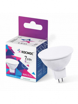 Лампа светодиодная JCDR 7.5Вт 6500К GU5.3 220В Космос LkecLED7.5wJCDRC65 - smartlife-ural.ru – Екатеринбург