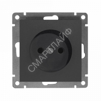 Розетка 1-м СП Афина 16А IP20 без заземл. механизм графит Universal A0022-Gr - smartlife-ural.ru – Екатеринбург