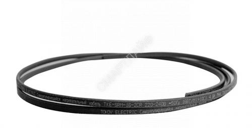 Кабель нагревательный саморег. 16Вт/м с экраном термопласт TOKOV ELECTRIC TKE-SRM-16-2CR - smartlife-ural.ru – Екатеринбург