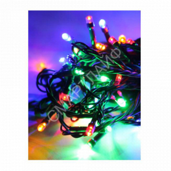 Гирлянда светодиодная 80LED зел. провод 8.8м (7.3+1.5) расстояние между лампами 10см 8 режимов мигания IP20 мультиколор Космос KOC_GIR80LED_RGB - smartlife-ural.ru – Екатеринбург
