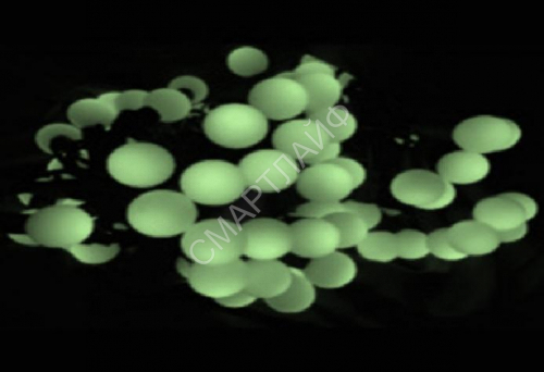 Гирлянда "Шарики" 10м OLDBL070-WW-E 70 тепл. бел. светодиодов соединяемая до 3шт уличная SHLights 4690601049674 - smartlife-ural.ru – Екатеринбург