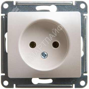 Розетка 1-м СП Glossa 16А IP20 250В без заземл. механизм перламутр. SE GSL000641 - smartlife-ural.ru – Екатеринбург