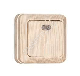 Переключатель проходной 1-кл. ОП Олимп 10А IP20 с подсветкой сосна UNIVersal 5560810 - smartlife-ural.ru – Екатеринбург