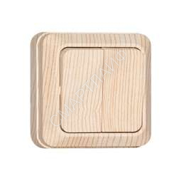 Выключатель 2-кл. ОП Олимп 10А IP20 сосна UNIVersal 5560834 - smartlife-ural.ru – Екатеринбург