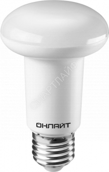 Лампа светодиодная 71 654 OLL-R63-8-230-4K-E27 8Вт 4000К нейтр. бел. E27 660лм 220-240В ОНЛАЙТ 71654 - smartlife-ural.ru – Екатеринбург