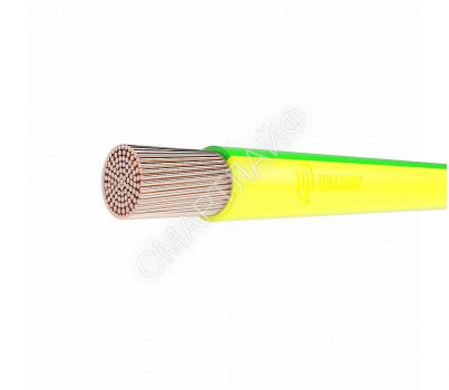 Провод ПуГВнг(А)-LS 1х2.5 450/750В Ж/З (бухта) (м) Цветлит 00-00130614 - smartlife-ural.ru – Екатеринбург