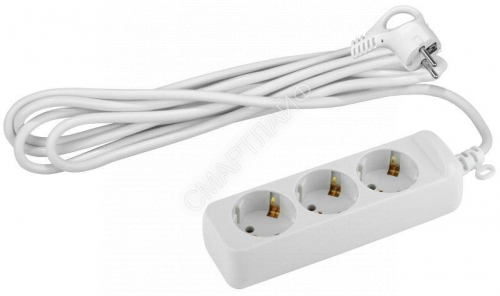 Удлинитель 3х3м с заземл. 16А IP20 U-3e-3m-3х1 ПВС 3х1 Эра Б0028370 - smartlife-ural.ru – Екатеринбург