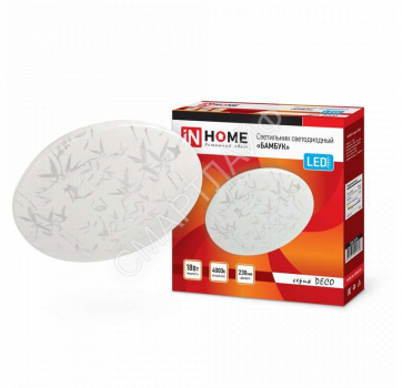 Светильник светодиодный DECO БАМБУК 18Вт 4000К 1620лм 230В 260х55мм IN HOME 4690612021898 - smartlife-ural.ru – Екатеринбург