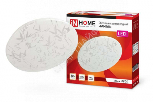Светильник светодиодный DECO БАМБУК 24Вт 6500К 2160лм 230В 330х55мм IN HOME 4690612025230 - smartlife-ural.ru – Екатеринбург