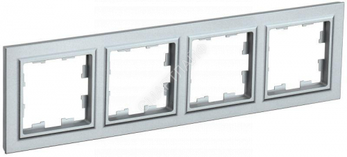 Рамка 4-м BRITE РУ-4-БрА алюм. IEK BR-M42-K47 - smartlife-ural.ru – Екатеринбург
