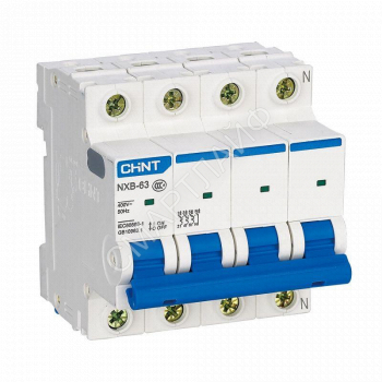 Выключатель автоматический модульный 4п C 25А 4.5кА NXB-63S (R) CHINT 296907 - smartlife-ural.ru – Екатеринбург
