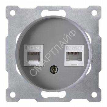 Розетка компьютерная 2-м СП Florence RJ45 кат.5E механизм сер. (1E20901302) OneKeyElectro 2172841 - smartlife-ural.ru – Екатеринбург