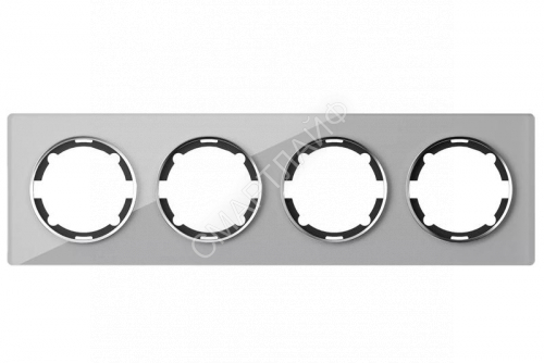 Рамка 4-м Garda горизонт стеклянная сер. 2E52401302 OneKeyElectro 2234937 - smartlife-ural.ru – Екатеринбург