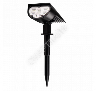 Светильник светодиодный садовый SLR-S07 18LED 100лм IP65 прожектор с колышком на солнечн. батарее ФАZА 5033306 - smartlife-ural.ru – Екатеринбург
