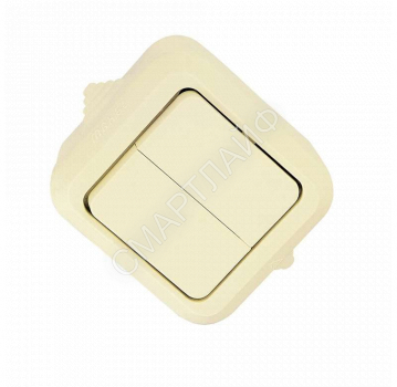 Выключатель 2-кл. ОП 10А IP44 п/герм. крем. Makel 18201 - smartlife-ural.ru – Екатеринбург