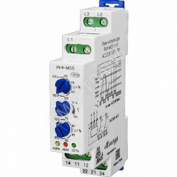 Реле контроля фаз РКФ-М05-1-15 УХЛ4 400В AC Меандр A8302-16934683 - smartlife-ural.ru – Екатеринбург