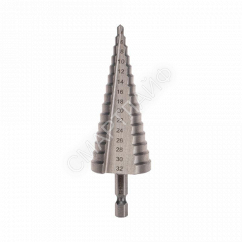 Сверло по металлу ступенчатое 4.0-32.0мм Kranz KR-12-6603 - smartlife-ural.ru – Екатеринбург