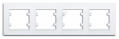 Рамка 4-м Karea горизонт. бел. Makel 56001704 - smartlife-ural.ru – Екатеринбург