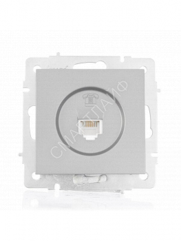 Розетка телефонная СП Vesna евро стандарт механизм платина LEZARD 742-3588-137 - smartlife-ural.ru – Екатеринбург