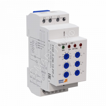 Реле контроля фаз OptiRel D PHS-3-2M-10-PN-2 универсальное 3Ф+N 2СО КЭАЗ 332002 - smartlife-ural.ru – Екатеринбург