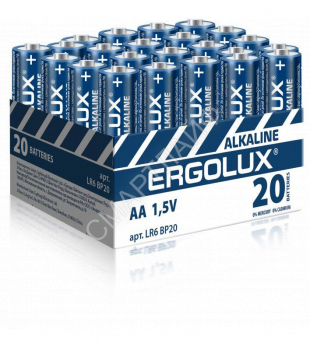 Элемент питания алкалиновый AA/LR6 1.5В Alkaline BP-20 ПРОМО (уп.20шт) Ergolux 14675 - smartlife-ural.ru – Екатеринбург