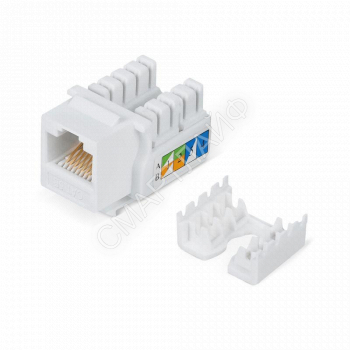 Вставка Keystone Jack RJ45 кат.5E неэкранир. WR-KJ-RJ45-C5E-90 90град. заделка тип 110 бел. WRline 505212 - smartlife-ural.ru – Екатеринбург
