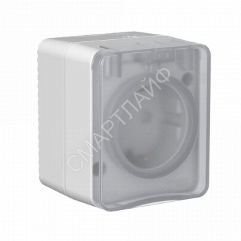 Розетка ОП AtlasDesign PROFI IP54 заземл. защ. шторки 16А 250В сер. SE ATN543045 - smartlife-ural.ru – Екатеринбург