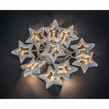 Гирлянда светодиодная "Деревянные звездочки" 14 047 NGF-D009-10WW-2AA Navigator 14047 - smartlife-ural.ru – Екатеринбург