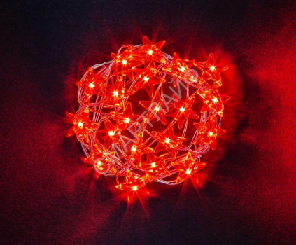 Гирлянда светодиодная "Красные звездочки" 14 051 NGF-DM003-20R-2AA Navigator 14051 - smartlife-ural.ru – Екатеринбург