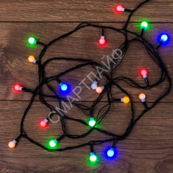 Гирлянда светодиодная "Цветные Шарики" 2.8м 20LED мультиколор 2Вт IP20 Neon-Night 303-060 - smartlife-ural.ru – Екатеринбург