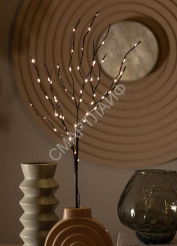 Ветвь имитация 60см черн. 54LED 2хAA (не в компл.) КОСМОС KOC_INT-B122 - smartlife-ural.ru – Екатеринбург