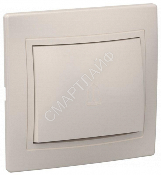 Переключатель проходной 1-кл. СП Кварта 10А IP20 ВСп10-1-0-ККм крем. GENERICA EVK12-K33-10-DM - smartlife-ural.ru – Екатеринбург