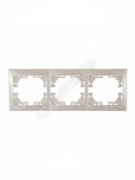 Рамка 3-м Mira горизонт. жемчуж./бел. перламутр. LEZARD 701-3000-148 - smartlife-ural.ru – Екатеринбург
