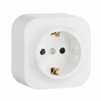 Розетка 1-м ОП Quteo 16А IP20 2P+E с заземл. без защ. шторок бел. IEK 782211 - smartlife-ural.ru – Екатеринбург