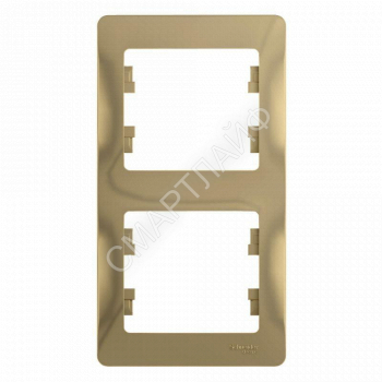 Рамка 2-м Glossa вертикал. титан SE GSL000406 - smartlife-ural.ru – Екатеринбург