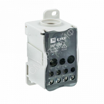 Блок распределительный КРОСС крепеж на панель и DIN КБР-250А EKF plc-kbr250 - smartlife-ural.ru – Екатеринбург