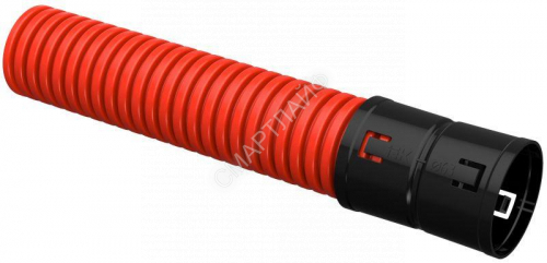 Труба гофрированная двустенная ПНД гибкая d63мм с муфтой красн. (уп.50м) IEK CTG12-063-K04-050-R - smartlife-ural.ru – Екатеринбург