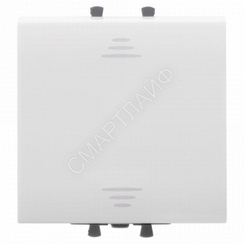 Переключатель модульный 1-кл. 2мод. Avanti "Белое облако" 16А IP20 бел. DKC 4400112 - smartlife-ural.ru – Екатеринбург