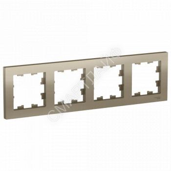 Рамка 4-м AtlasDesign универс. шампань SE ATN000504 - smartlife-ural.ru – Екатеринбург