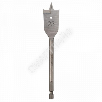 Сверло перовое по дереву 25мм (шестигранный хвостовик) Kranz KR-91-0670 - smartlife-ural.ru – Екатеринбург