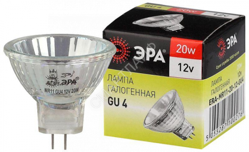 Лампа галогенная GU4-MR11-20W-12V-30Cl ЭРА C0027361 - smartlife-ural.ru – Екатеринбург